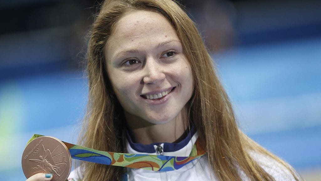 Aliaksandra Herasimenia saavutti olympiapronssia Rion kisoissa 2016. Lisäksi hänellä on kaksi olympiahopeaa Lontoon 2012 kisoista.