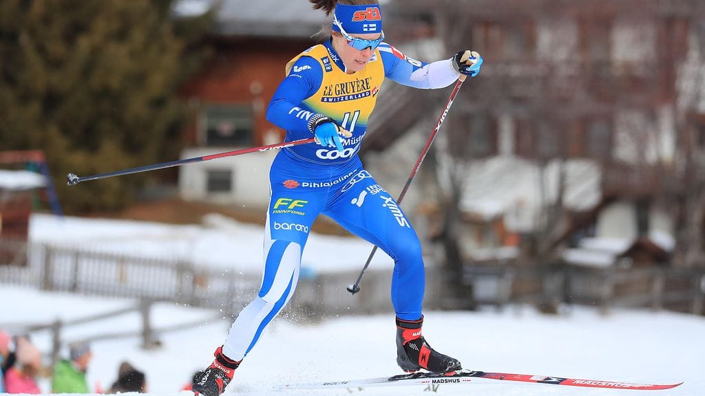 Krista Pärmäkoskelta nähtiin keskiviikkona Tour de Skillä toinen huippuhiihto.