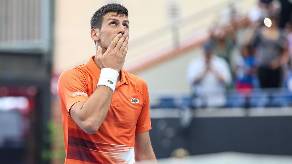Novak Djokovic on ATP-rankingissa sijalla viisi.