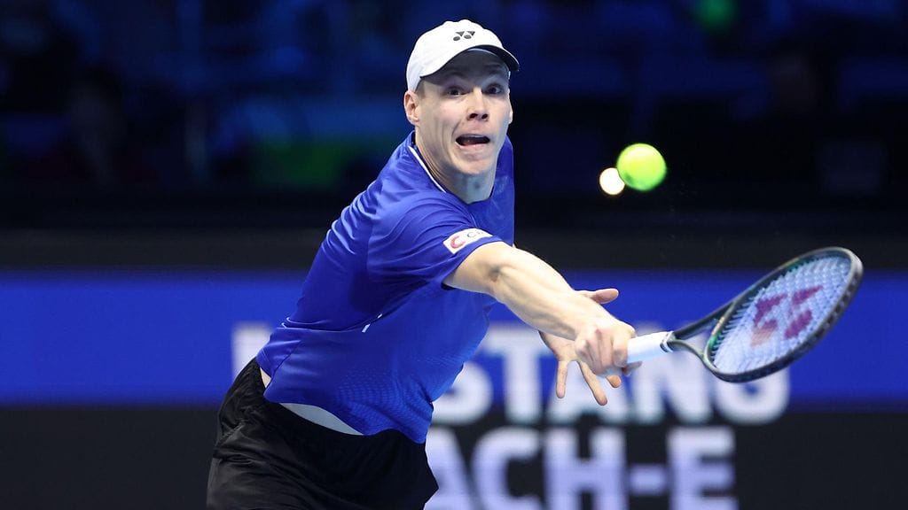 Harri Heliövaara (kuvassa) pelaa parinsa Lloyd Glasspoolin kanssa Adeleidessa nelinpelin ATP-finaalissa.