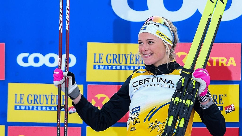 Frida Karlsson leikkasi Petter Northugin hiukset.