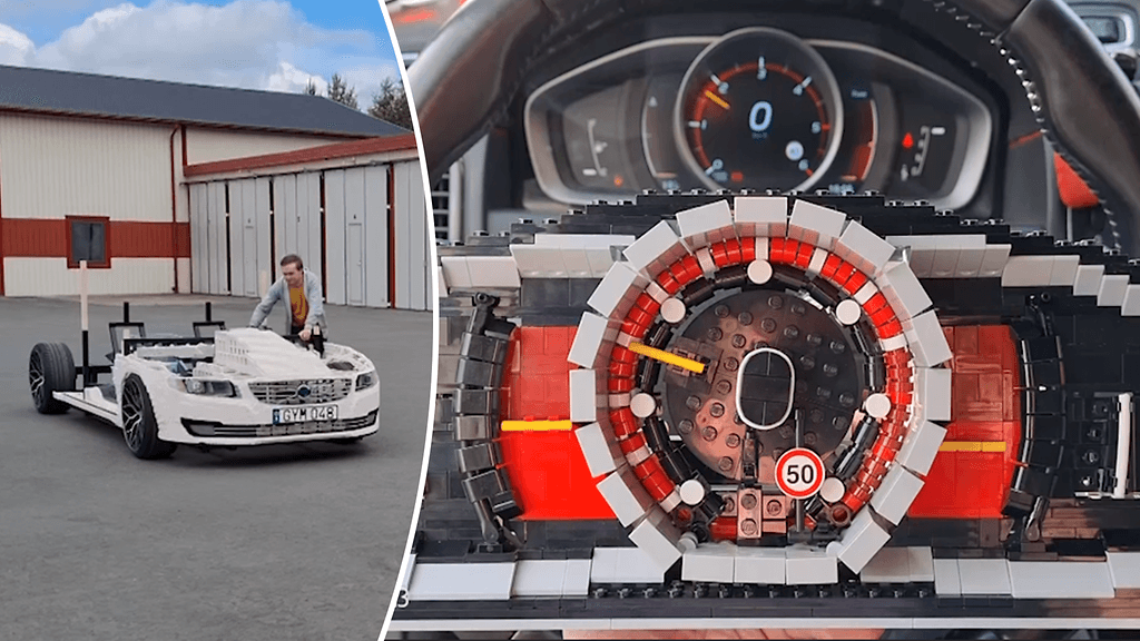 Lego-intoilija käytti yli 200 000 legopalikkaa rakentaakseen oikeankokoisen auton täysin legoista.
