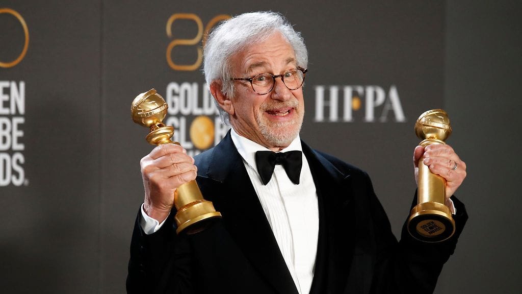 Steven Spielberg oli vuoden 2023 Golden Globe -gaalassa voitokas.