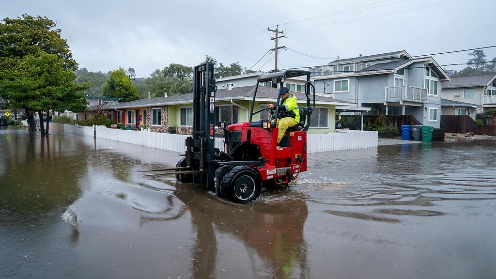 Voimakkaimpia sateita ennustetaan lähipäivinä Kalifornian luoteisosiin.
