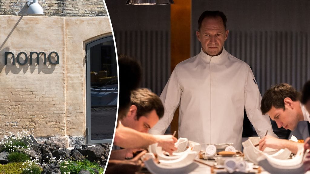 The Menu -elokuvan huippukokkia esittää Ralph Fiennes.