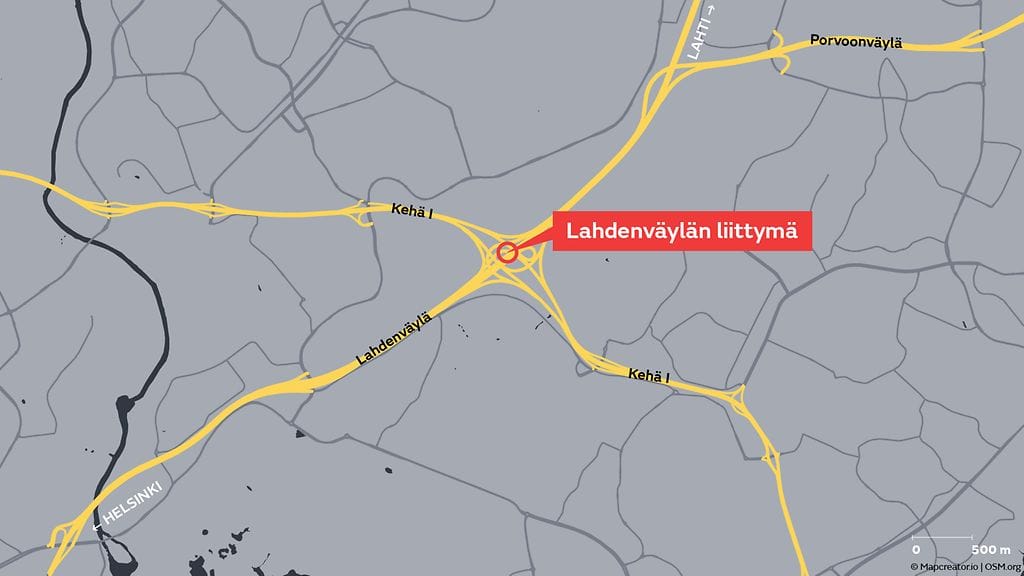 – Liittymässä oli jo eilen alkavia routavaurioita. Epäilen, että veden vuoksi ihmiset eivät nähneet niitä.