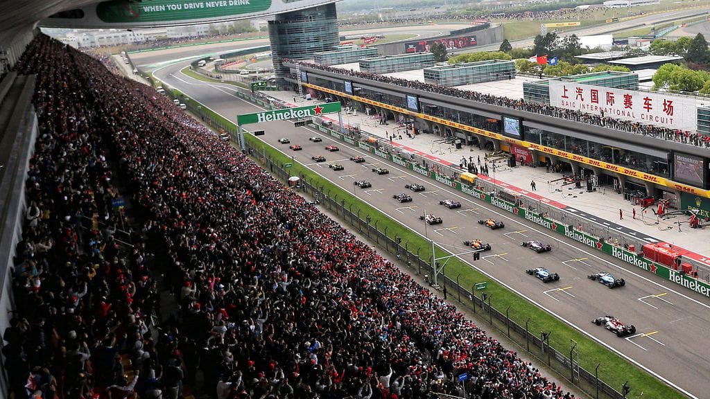 Kiinan GP on ajettu viimeksi vuonna 2019, eikä Kiinassa kilpailla F1-sarjassa tänäkään vuonna.