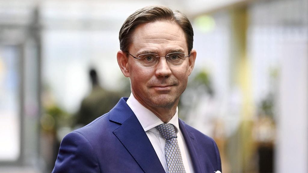 Sitran yliasiamies, entinen pääministeri ja EU-komissaari Jyrki Katainen Helsingissä 7. lokakuuta 2021.