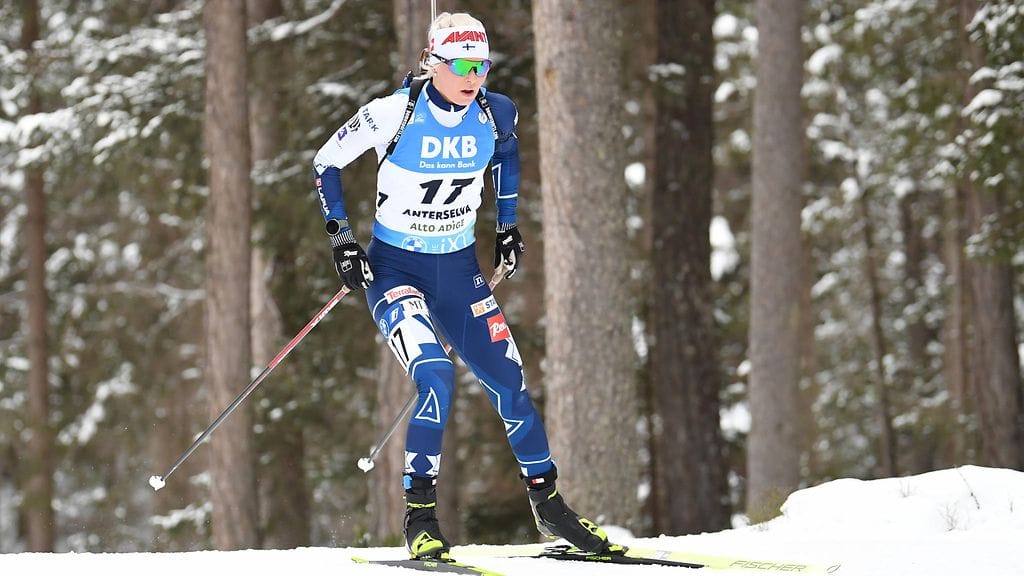 Mari Ederin kaksi sakkoa kertyivät pystyammunnasta.