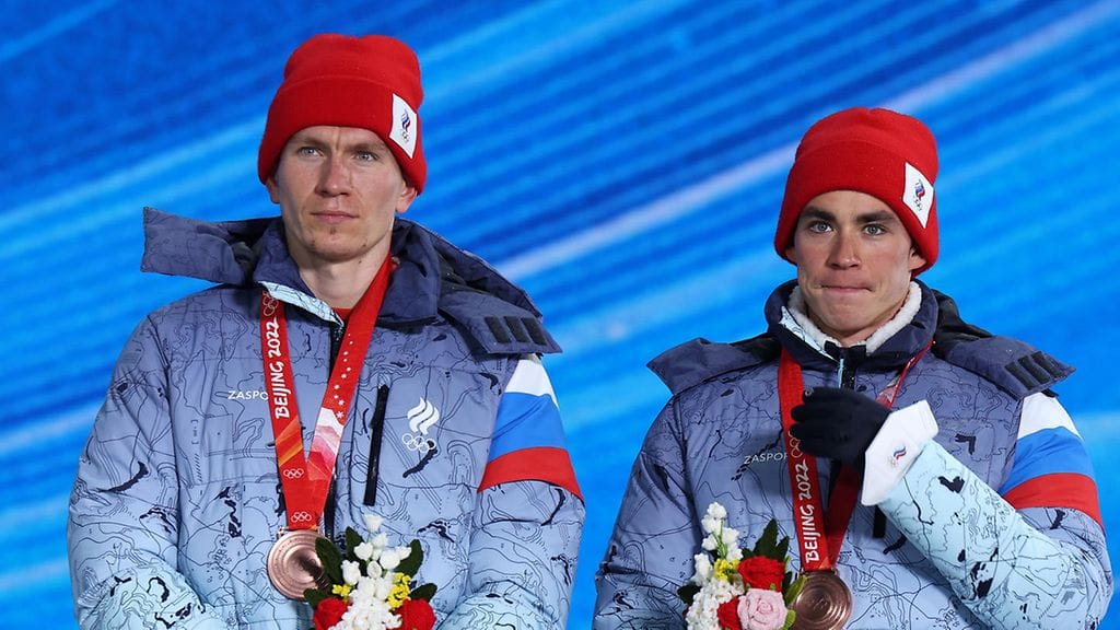 Aleksander Terentjev (oik.) antoi oman näkemyksensä Aleksandr Bolshunovin riidasta. Kaksikko voitti yhdessä olympiapronssia Pekingissä.