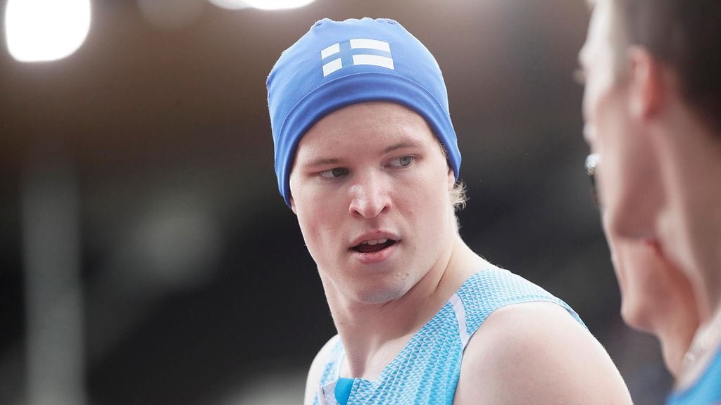 Samuel Purola oli heti vedossa.