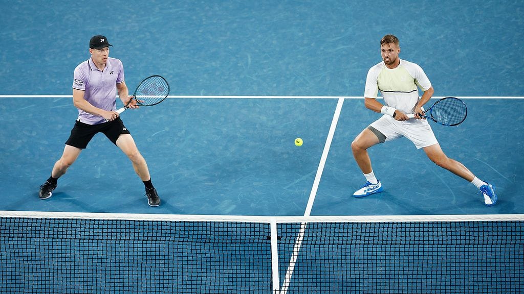 Harri Heliövaaran ja Lloyd Glasspoolin taival Australian avoimissa päättyi.