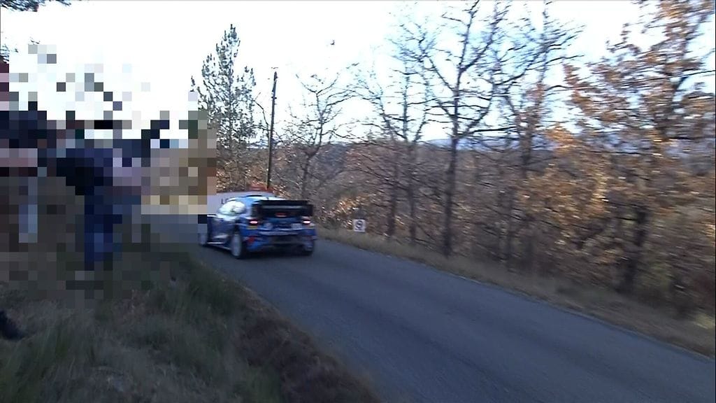 Paljaita takapuoli Monte Carlon MM-rallissa.