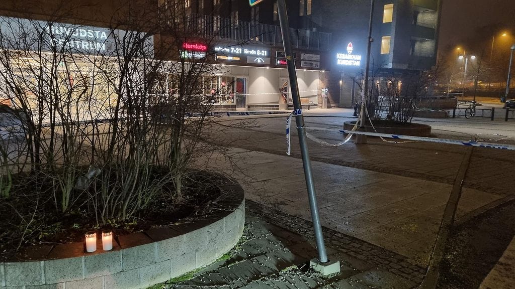 Solna murhapaikka Ruotsi poliisi 20230121_201022