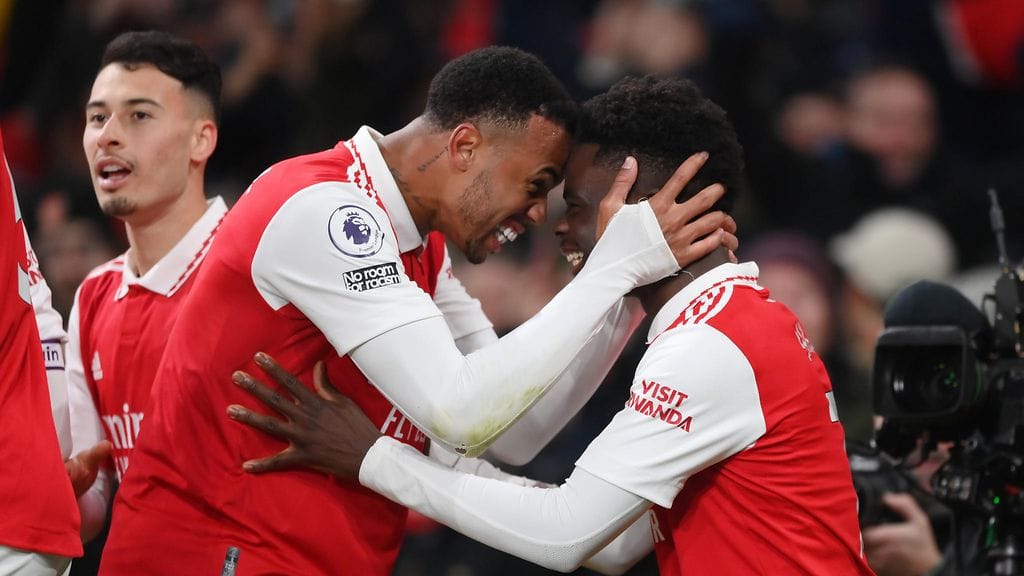 Arsenalin Gabriel ja Bukayo Saka saivat taas ilonaiheita.