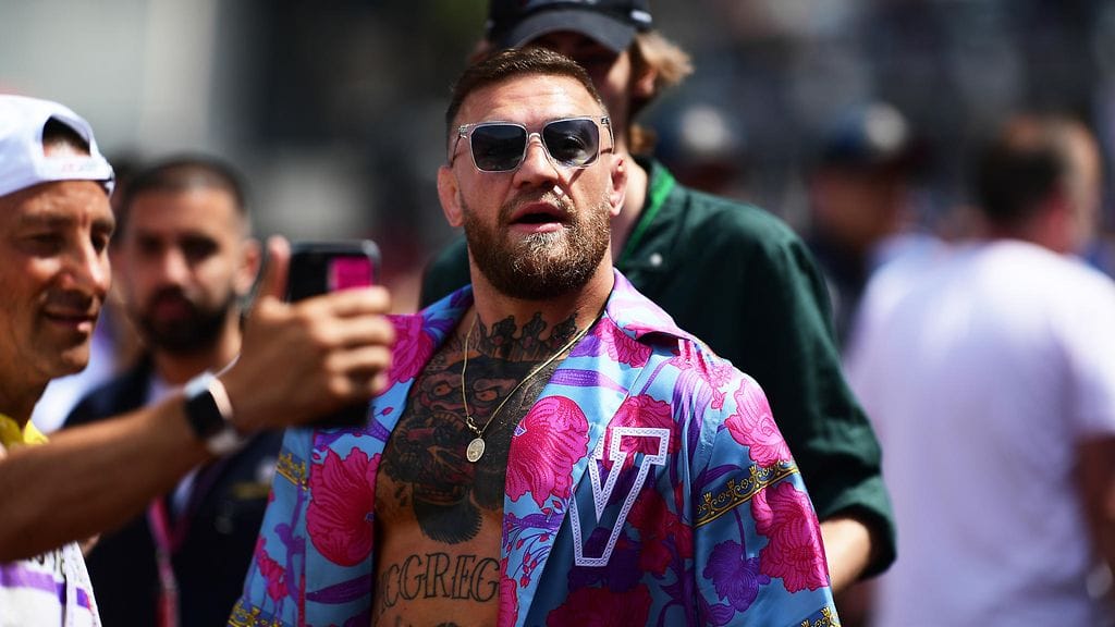 Conor McGregor vieraili Monacon F1-kisassa toukokuussa 2022.