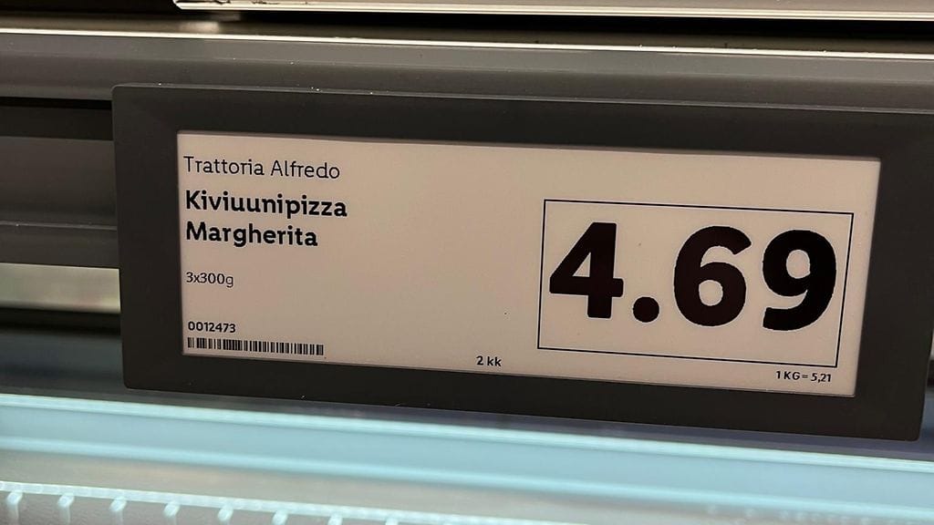Lidl uusi hintalappu kiviuunipizza