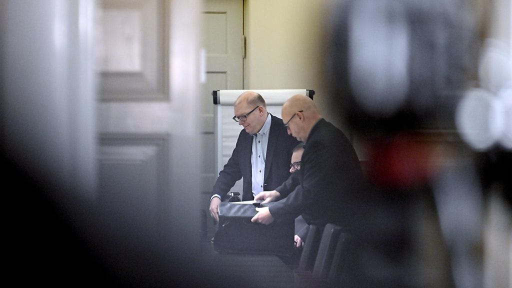 LK 29.1.2023 Teollisuusliiton puheenjohtaja Riku Aalto valtakunnasovittelijan toimistossa Helsingissä 27. tammikuuta 2023.