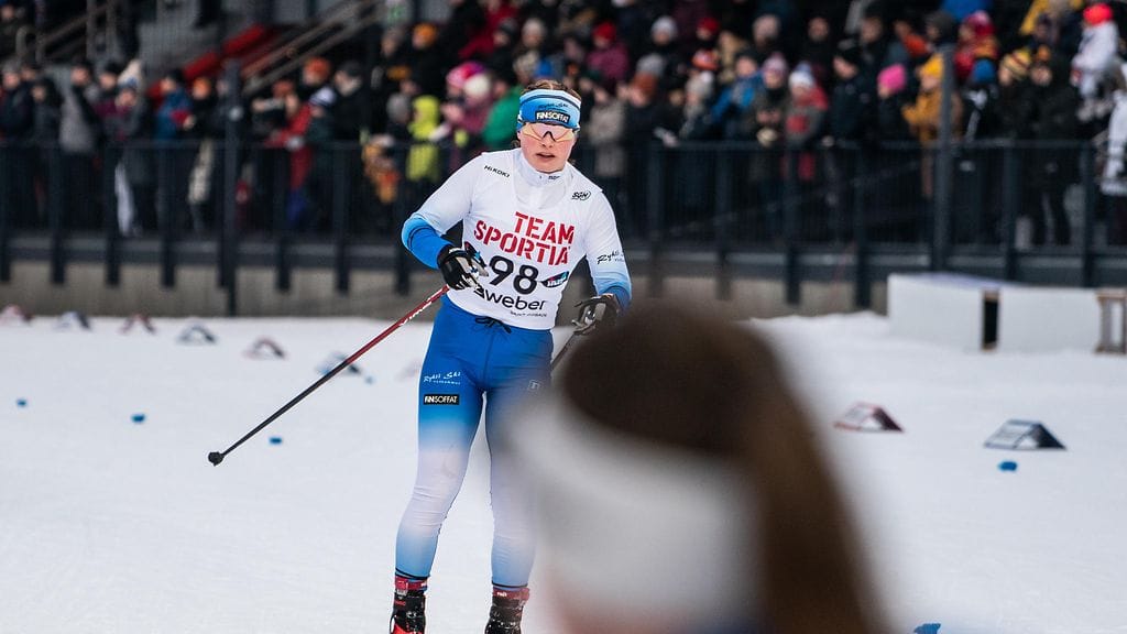Arkistokuvassa Tossavainen SM-kisoissa Tampereella tammikuussa.