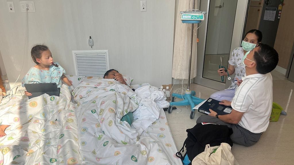 Minttu Kaulanen sairaalassa