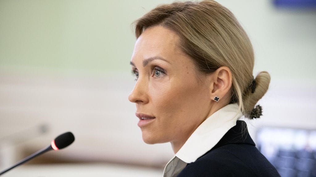 Olha Saladuha vastustaa jyrkästi KOK:n linjausta Venäjästä ja Valko-Venäjästä.