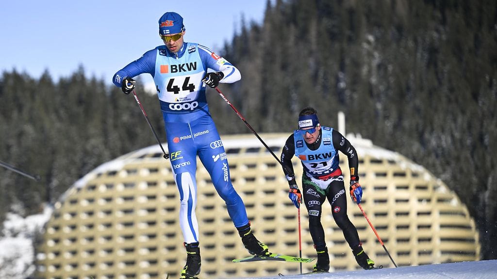 Perttu Hyvärinen oli paras suomalainen Toblachin kympillä.