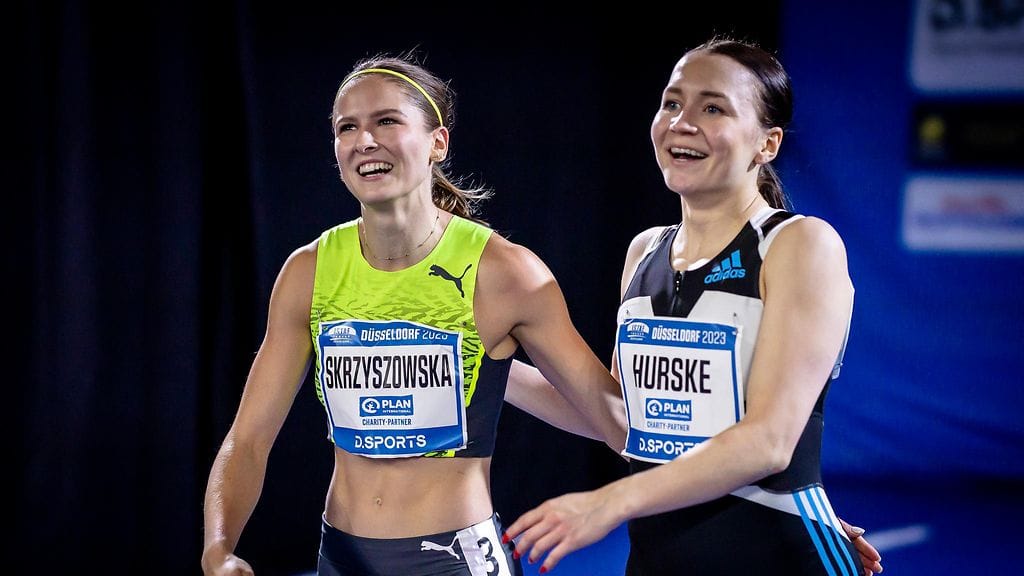 Reetta Hurske piti hyvää vauhtia Ranskassa.