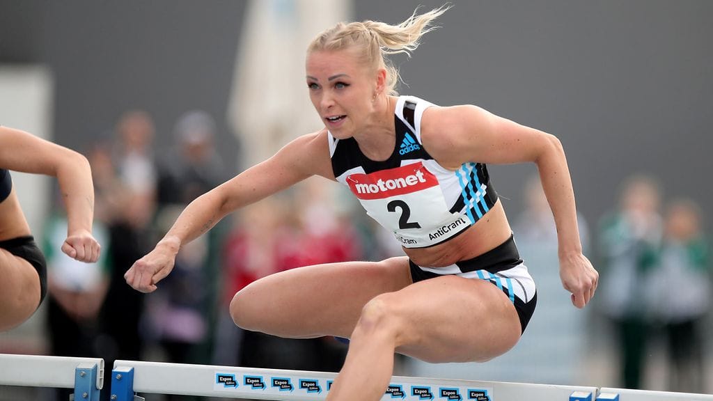 Annimari Korte aitoi ennätyksensä 60 metrin pika-aidoissa.