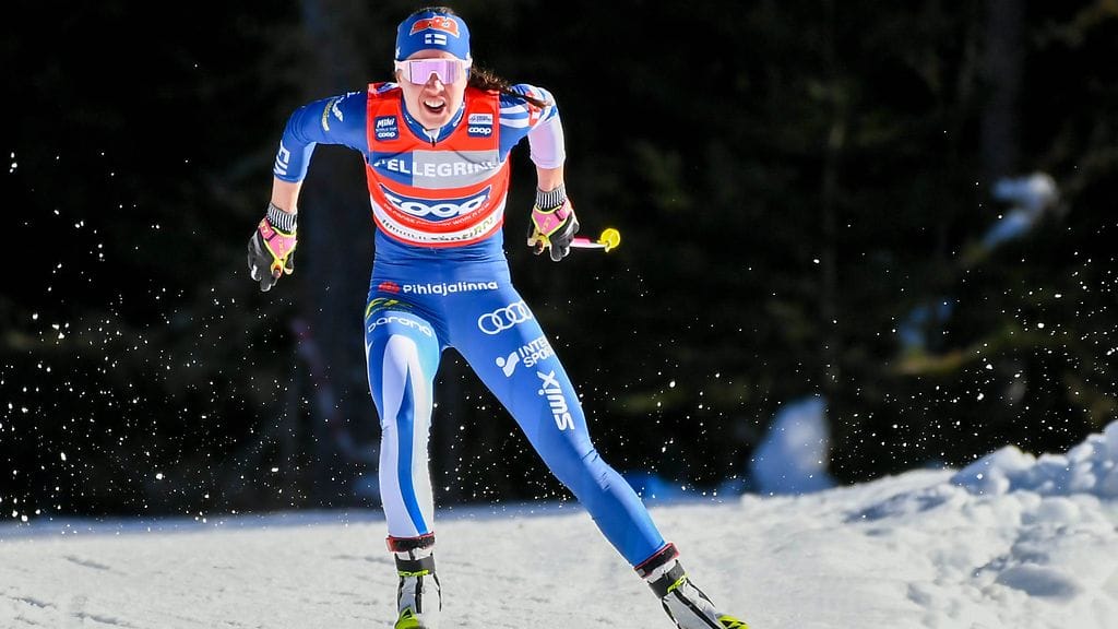 Kerttu Niskanen on Suomen mitalitoivoja Planicassa.