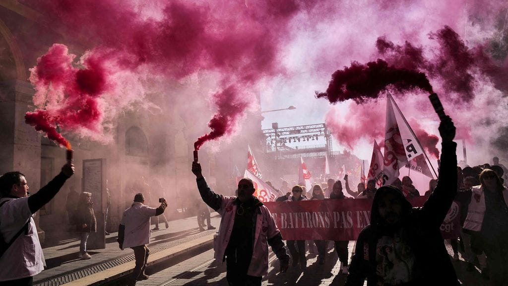 Viime viikkoisiin mielenosoituksiin osallistui noin 1,3 miljoonaa ihmistä Ranskassa.