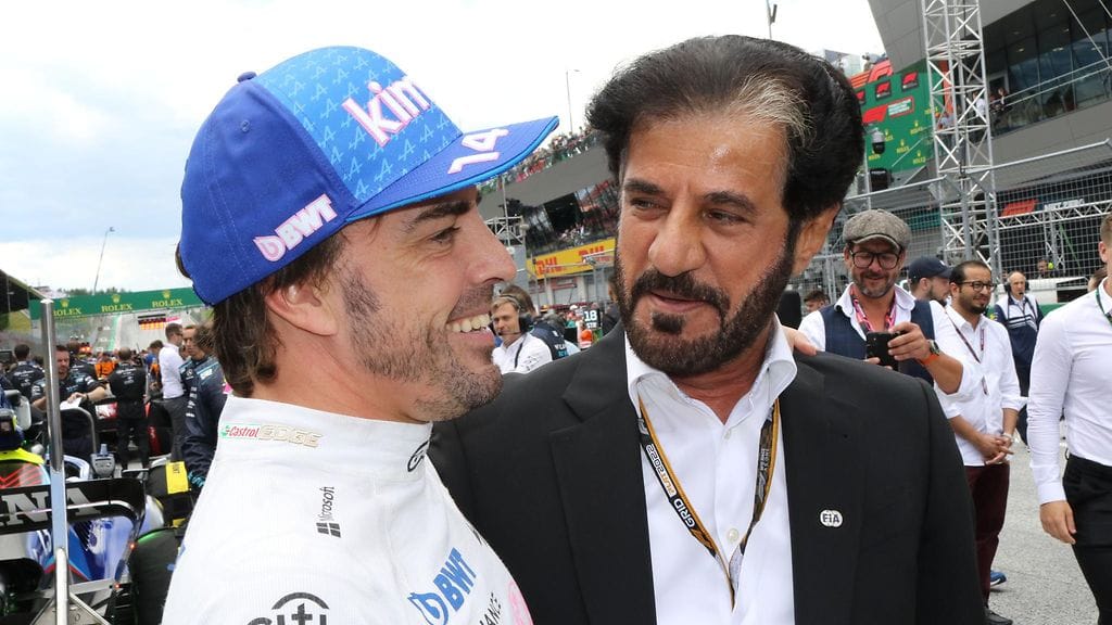 Mohammed Ben Sulayem on FIAn puheenjohtajaksi noustuaan ollut näkyvästi esillä F1-viikonlopuissa.