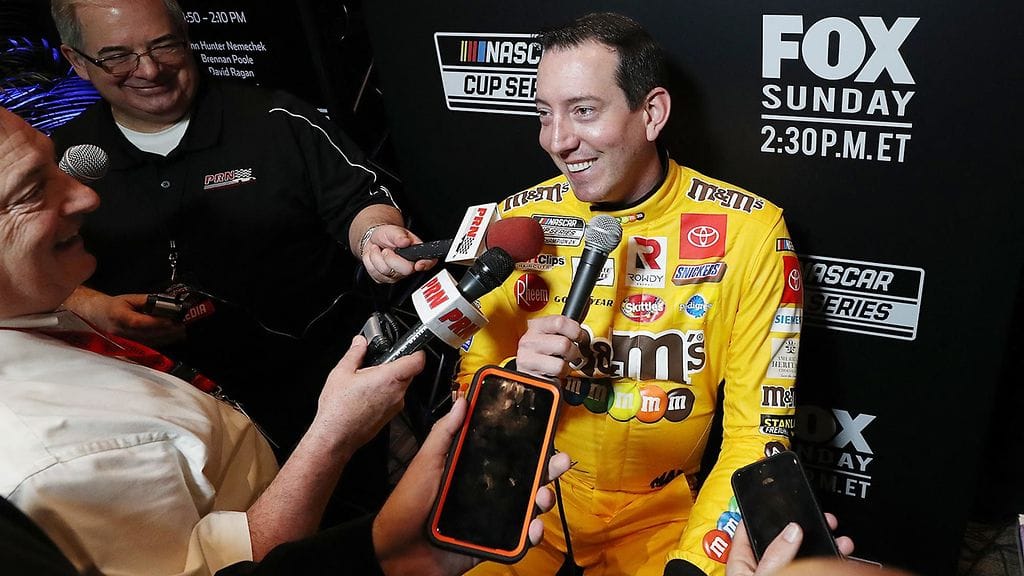 Kyle Busch otettiin kiinni lentoasemalla Nascar-tähden ollessa lähdössä kohti Yhdysvaltoja. Arkistokuva Daytona 500 -ajoista vuodelta 2020.