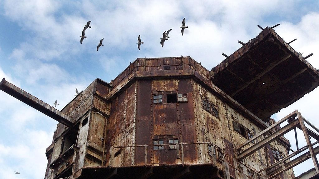 aop Redsand Fort, the World War ll defences, which 'Project Redsand' is hoping to renovate.