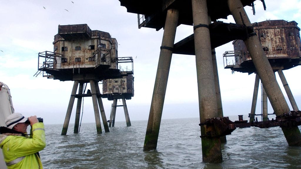 AOP Redsand Fort, the World War ll defences, which 'Project Redsand' is hoping to renovate. (2)