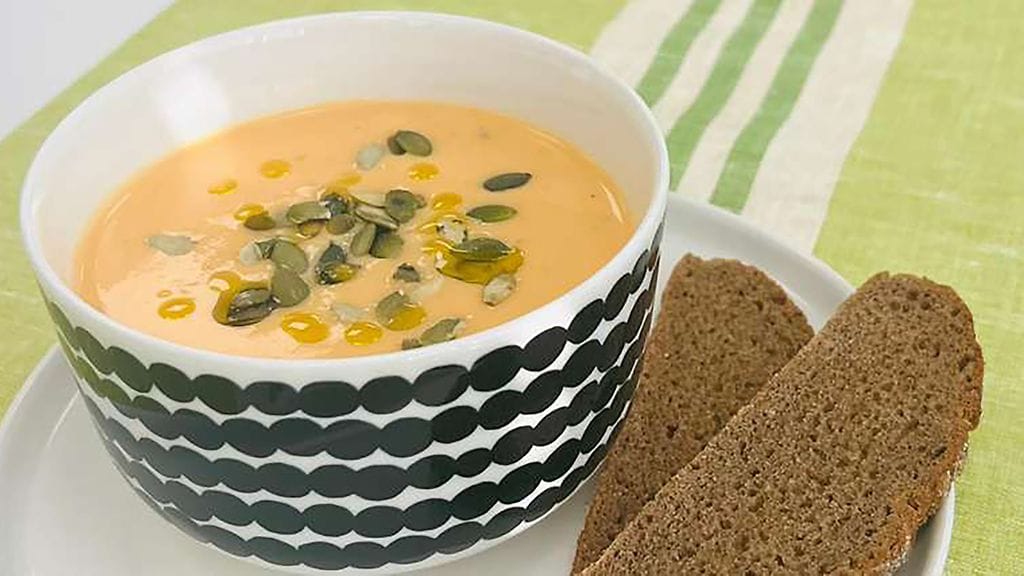 Lapset rakastavat tätä koulujen ja päiväkotien porkkanasosekeittoa.