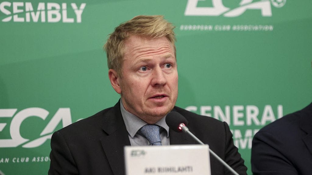 Aki Riihilahti toimii muun muassa Euroopan jalkapalloseurojen järjestön ECA:n varapuheenjohtajana.