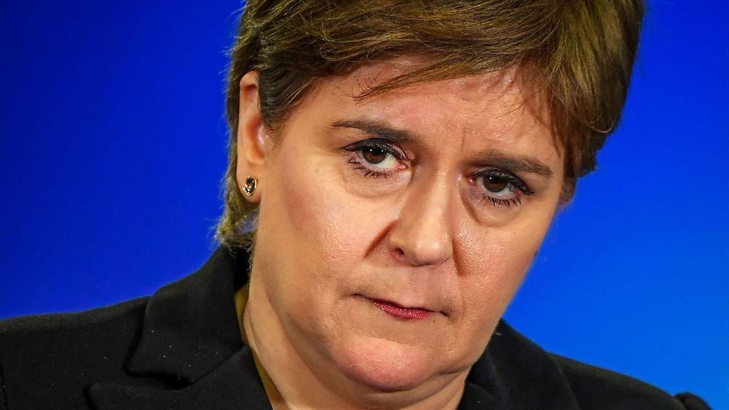 Skotlannin pääministeri Nicola Sturgeon kuvattuna 23.1.2023.