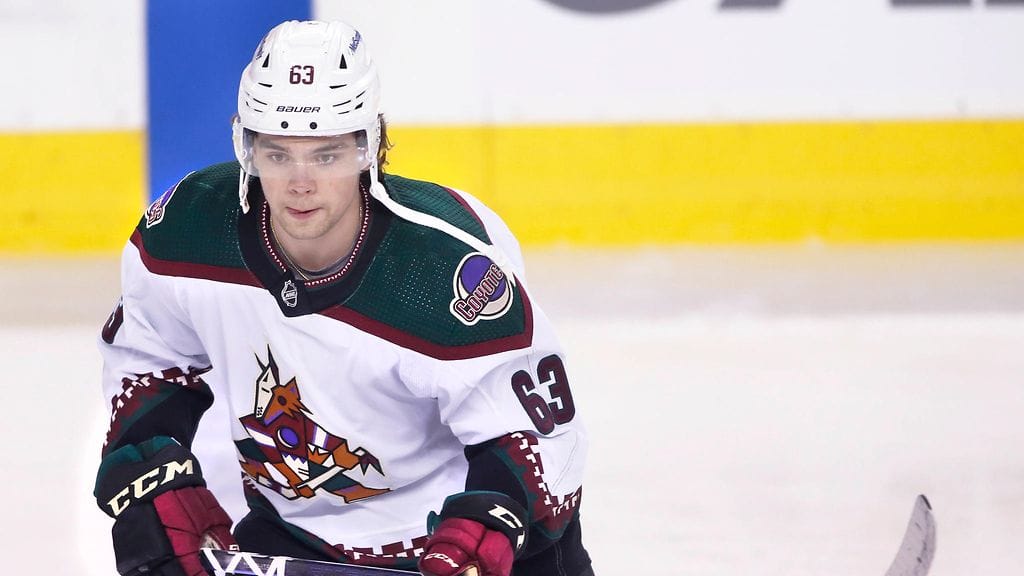 Matias Maccelli pelaa erinomaista kautta Arizona Coyotesin hyökkäyksessä.