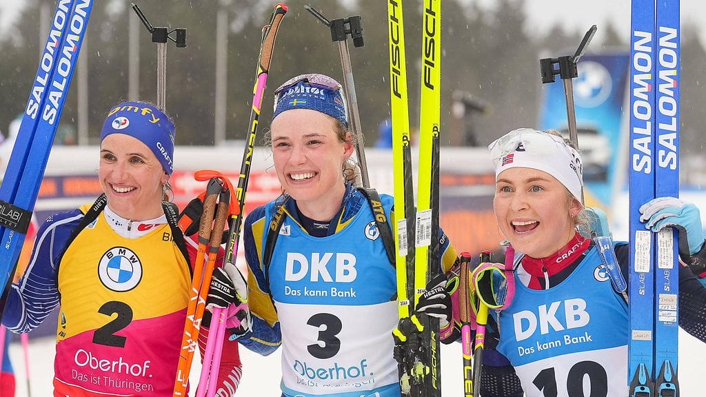 MM-kisojen ampumapaikalle ilmestyi sunnuntaina yllättävä vieras.