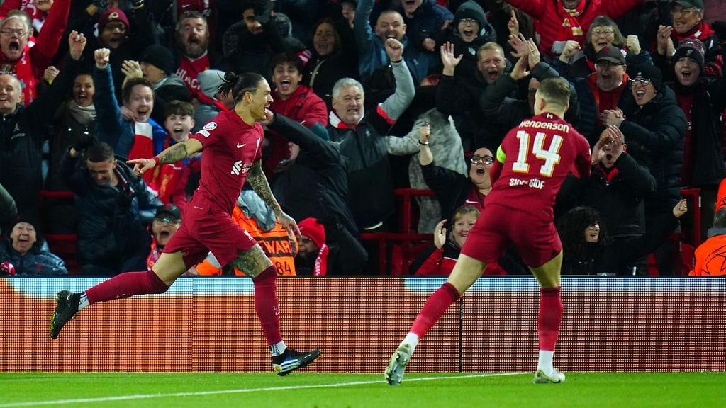 Salamastartti! Darwin Nunez vie Liverpoolin johtoon upealla maalilla