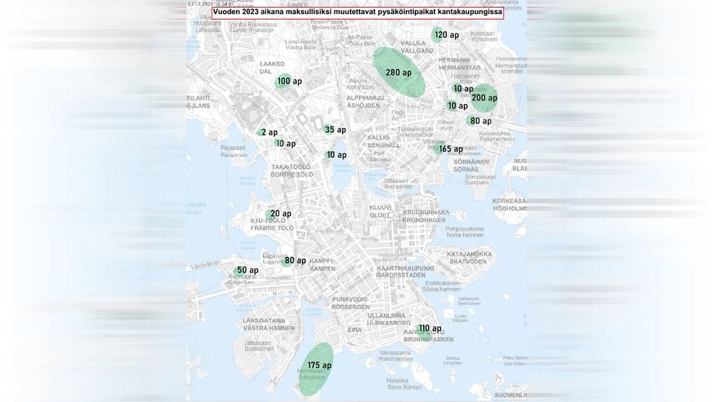 helsingin kaupunki pysäköinti