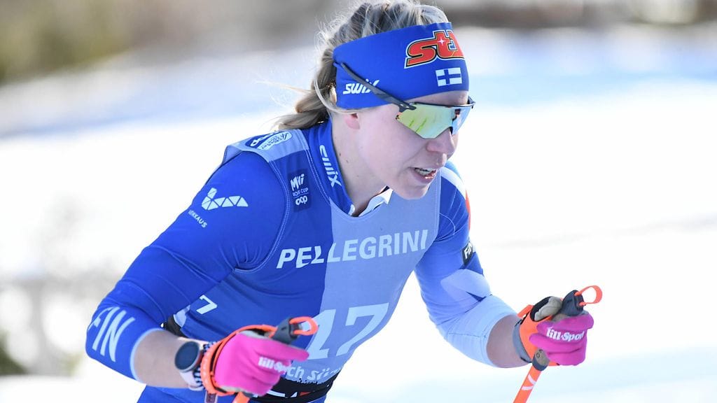 Jasmi Joensuu on iloinen, että pääsee hiihtämään sprinttiä.