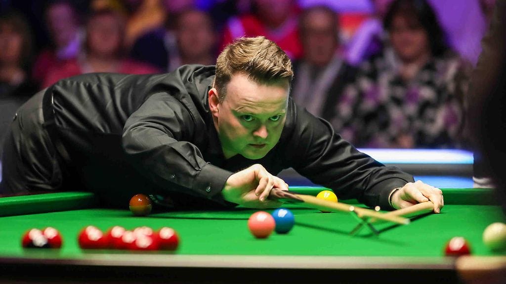 Shaun Murphy on äitynyt huippuvireeseen. Kuva toissa viikon Welsh Open -finaalista.