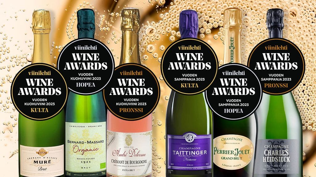 Vuoden kuohuviini ja samppanja 2023