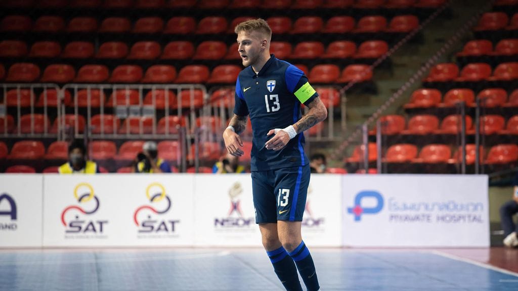 Jani Korpela toimi Suomen kapteenina myös keskiviikon ottelussa.