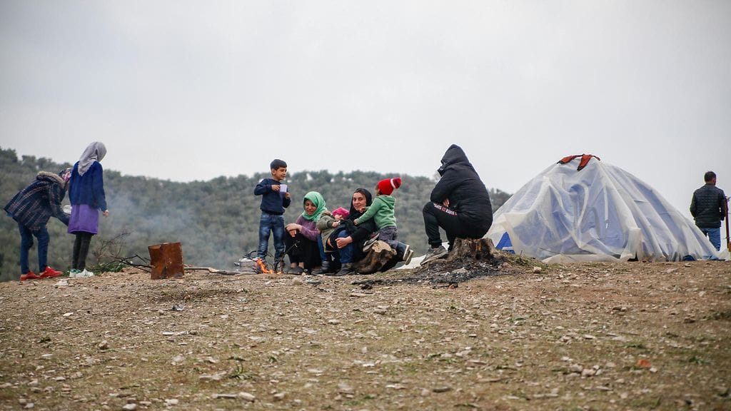 Puutteet ravinnossa eivät vaikuta ainoastaan naisiin vaan myös heidän lastensa hyvinvointiin, Unicef sanoi. Kuvituskuva Lesbosin pakolaisleiriltä Kreikasta.