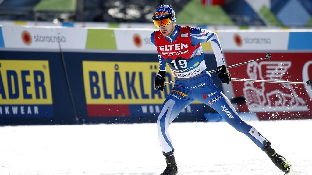 Ilkka Herola harppasi mäen jälkeen kuusi sijaa sijalle kuusi.