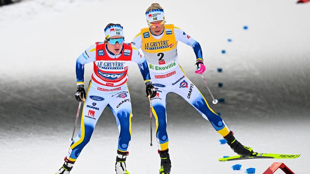 Ebba Andersson ja Frida Karlsson eivät monien muiden huippuhiihtäjien tapaan kilpaile Holmenkollenilla.