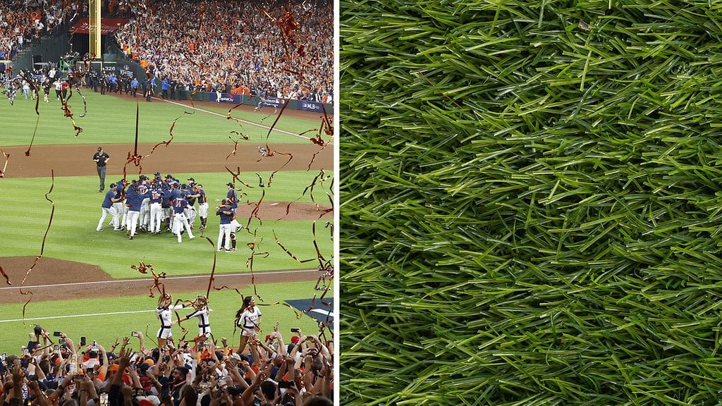 Philadelphia Phillies pelasi ennen tekonurmella, jonka epäilläään aiheuttaneet pelaajille suuria terveyshaittoja.