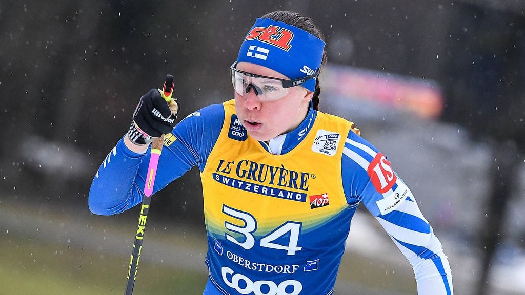 Kerttu Niskanen maailmancupissa viime tammikuussa.